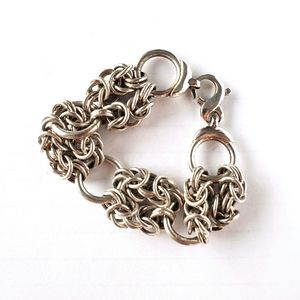 925 silver link bracelet